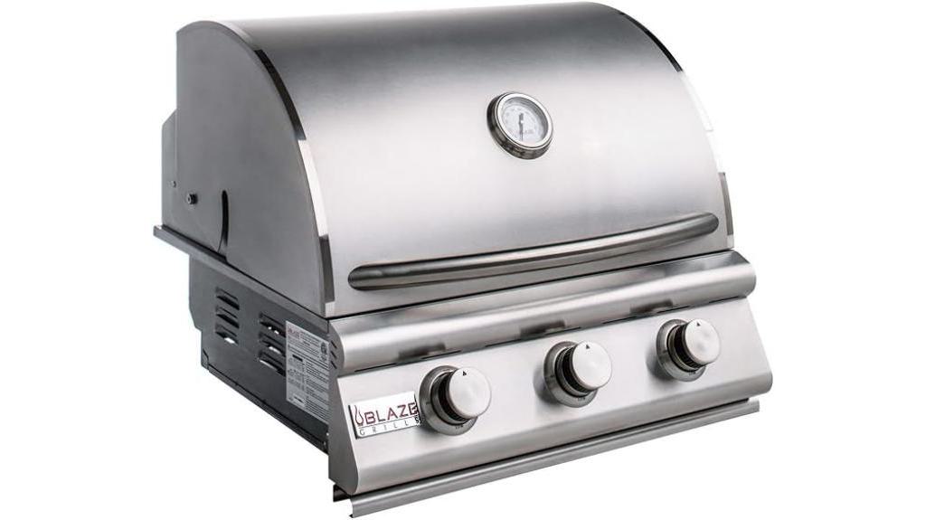 25 inch three burner propane grille
